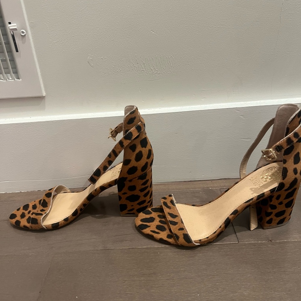 NWOT Cheetah Print Calf Hair Heels
